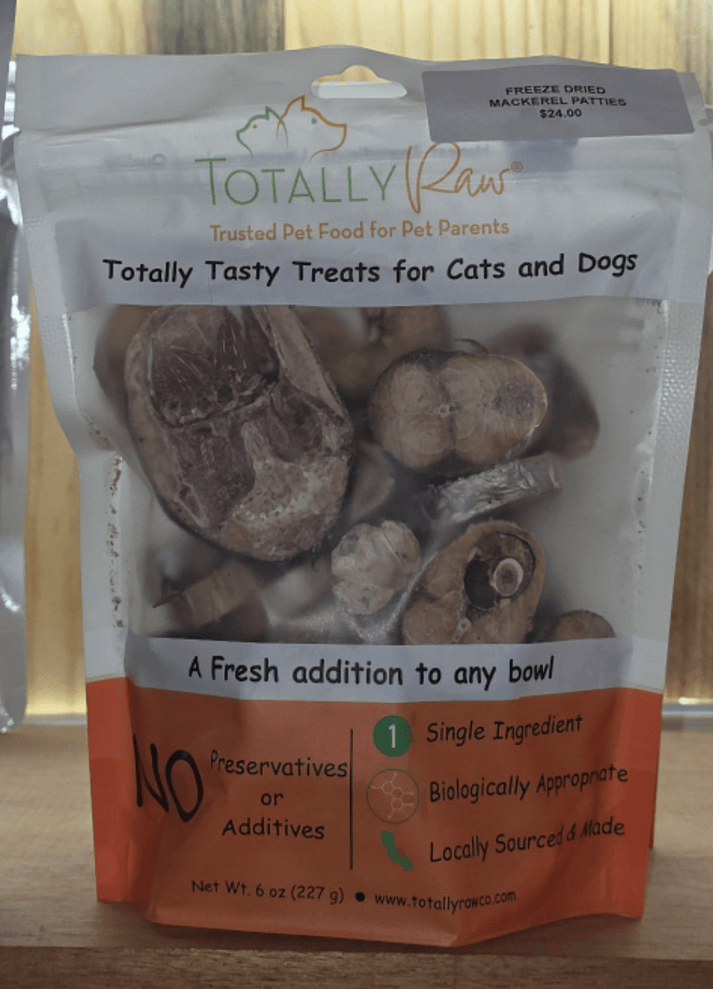 Freeze Dried Mackerel Patties - Totally Raw