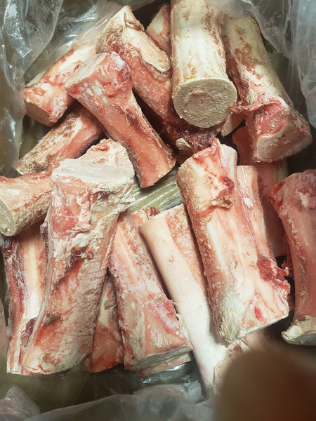 Raw Beef Marrow Bones Cut- large, lbs