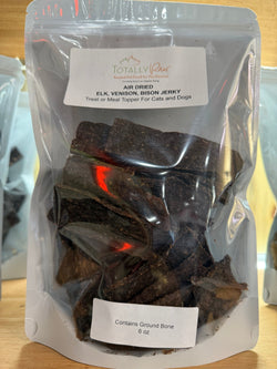 Air Dried Elk, Venison and Bison Jerky - Totally Raw