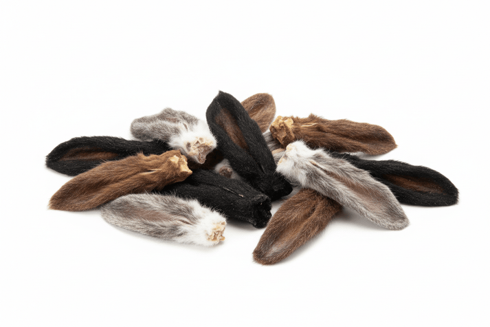 Freeze Dried Rabbit Ears - Totally Raw
