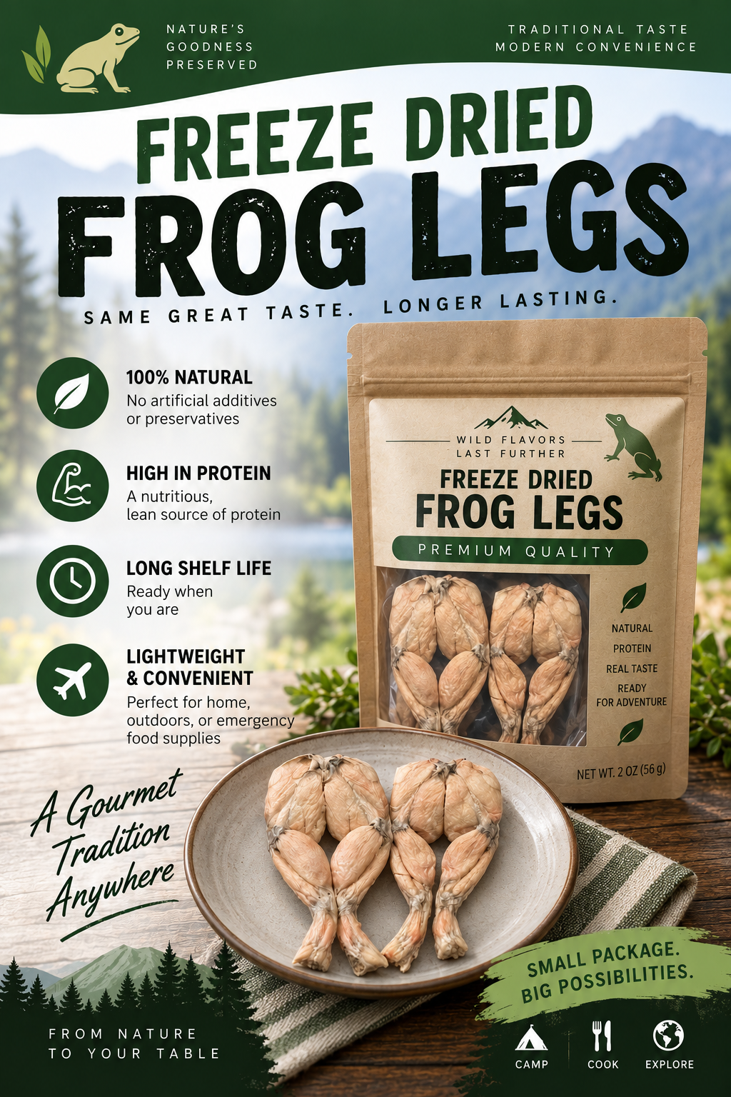 Private Label Frog Legs