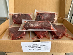 Top Sirloin Steaks 3 lbs. - Totally Raw
