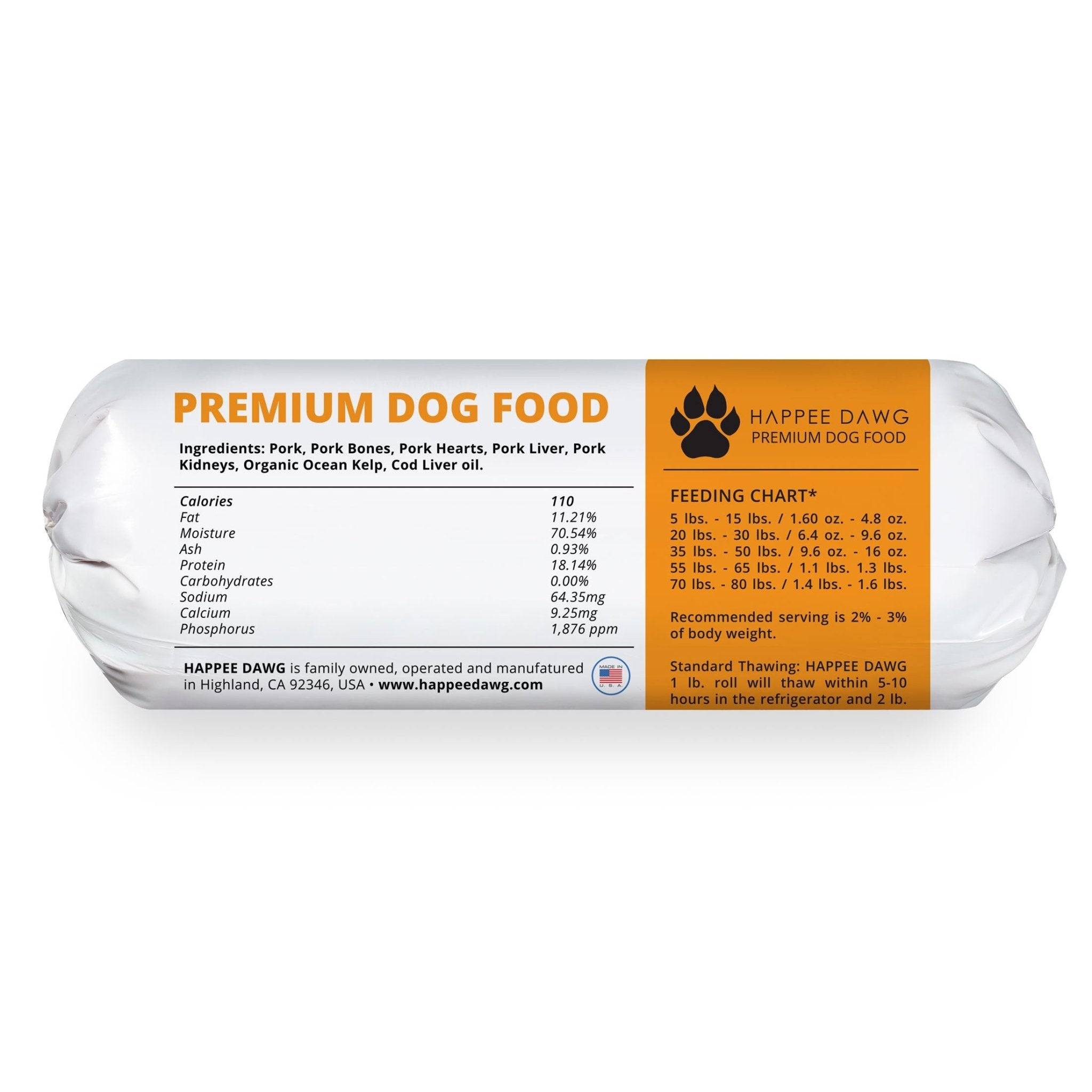 Bulk Pork Blend 40 lb cases Pickup Only - Happee Dawg