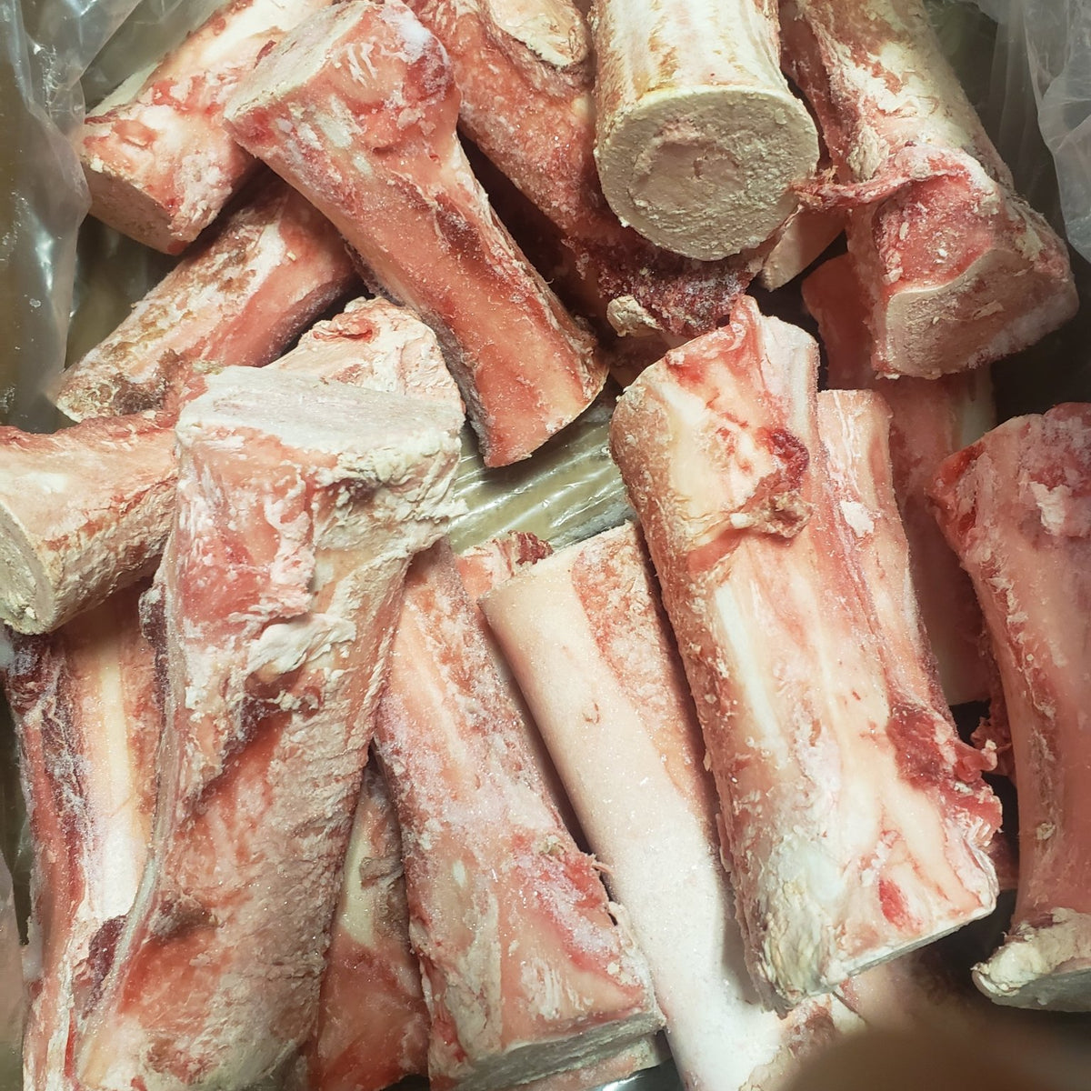 Raw Beef Marrow Bones Cut- large, 3 lbs – Totally Raw